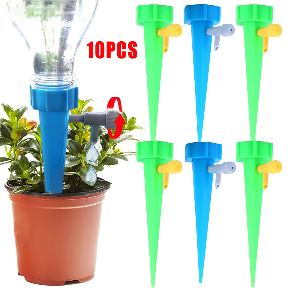 Plant Parent Kit - 10/1個入り自動給水キット、自動散水装置、調節可能な点滴灌漑システム、花、植物、庭の水やり用品
