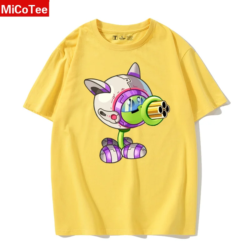 New Plant Parent - 新しい植物 vs ゾンビ半袖綿子供用 Tシャツ小学校男の子女の子パンツユニセックス親子服夏