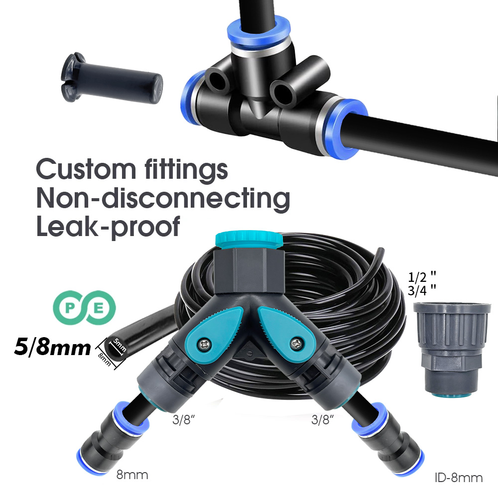 ガーデン5/8mm PEホーススプレーヤーキット、60W自動 - Plant Parent Kit のレビューと価格