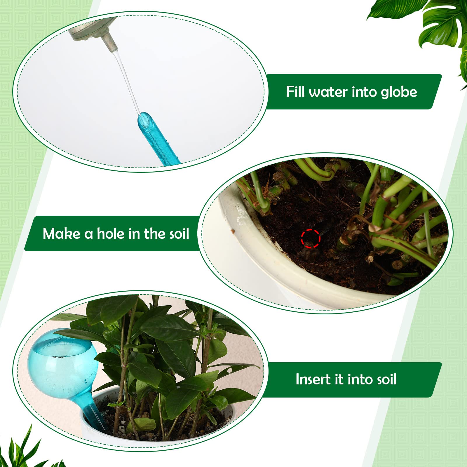 自動プラスチック植物給水器,植物の散水,球根,点滴灌漑装置, - Plant Parent Kit のレビューと価格