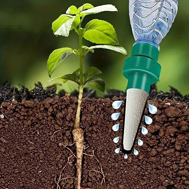 4個入り自動植物点滴灌漑ウォーターステーク、庭用セラミック自 - Plant Parent Kit のレビューと価格
