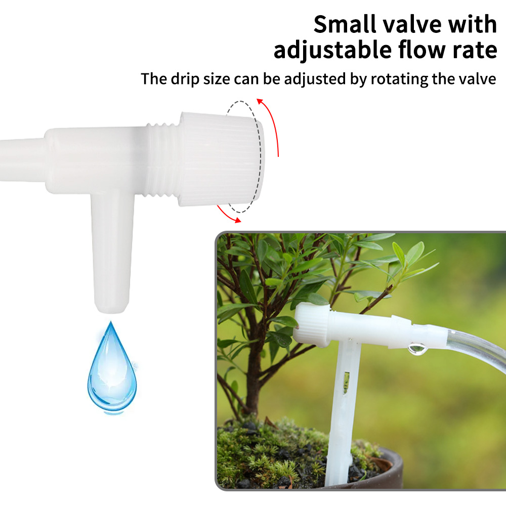 ガーデン点滴灌漑キット、調整バルブ付き、鉢植え植物用散水装置 - Plant Parent Kit のレビューと価格